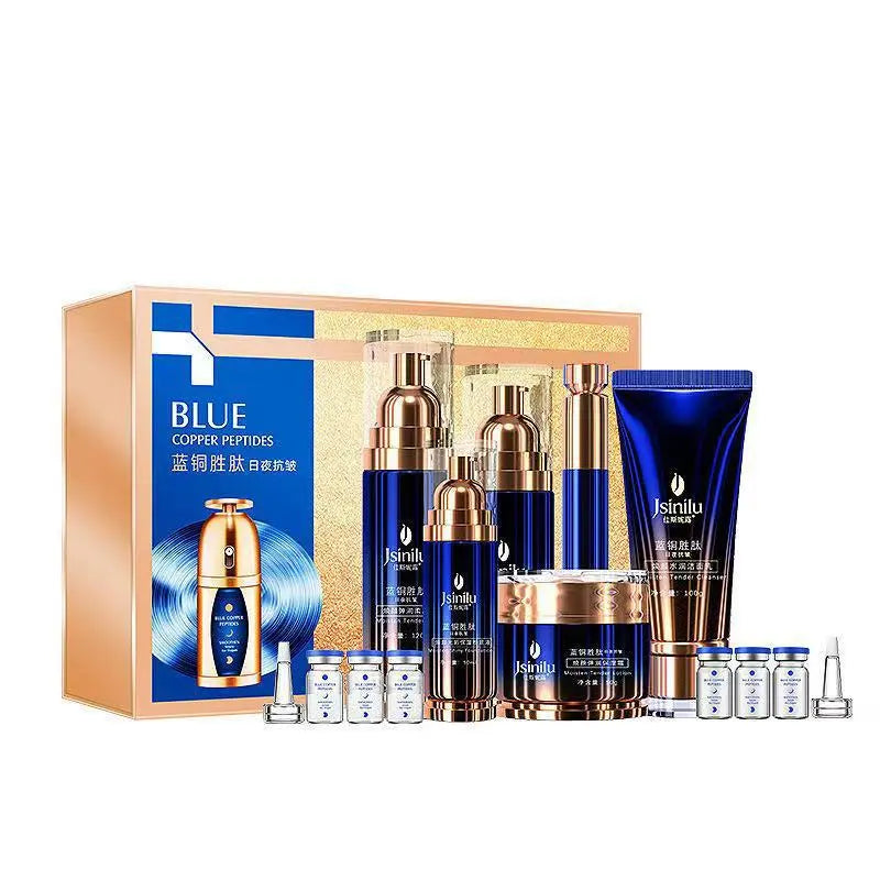 Blue Copper Anti-Wrinkle Skincare Set - Contents