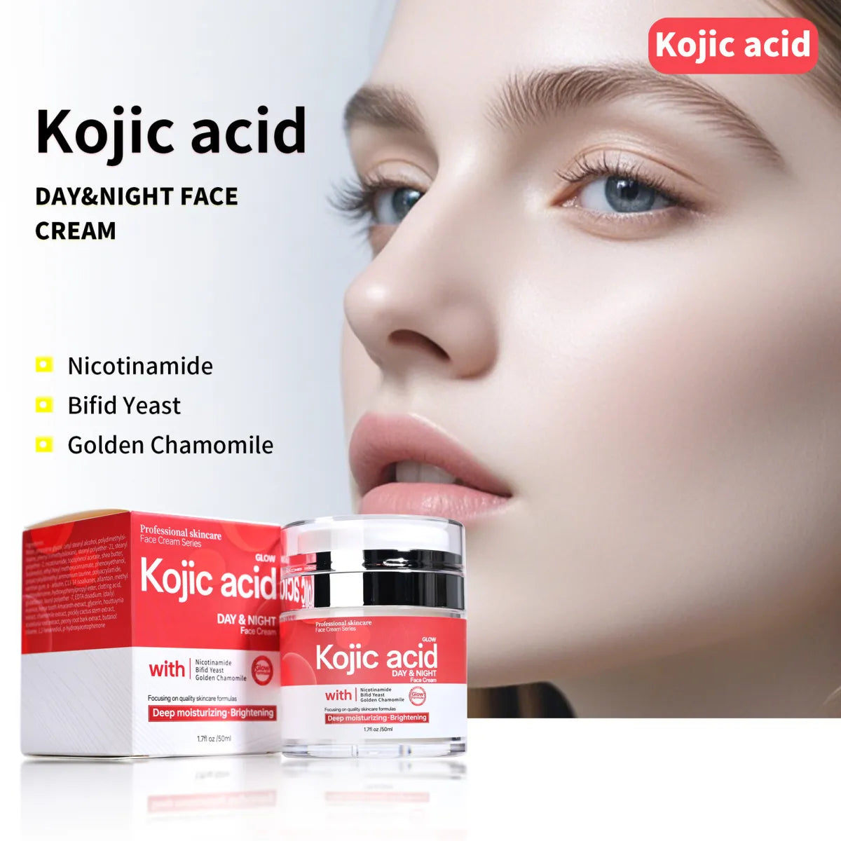 Kojic Acid Brightening Facial Cream