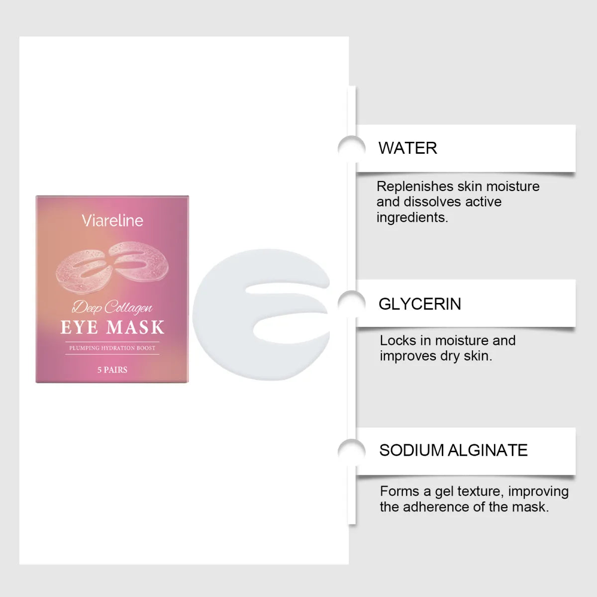Collagen Hydrating Eye Mask - View 4