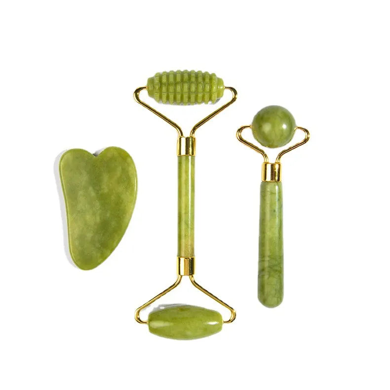 Natural Jade Roller and Gua Sha Set - View 4