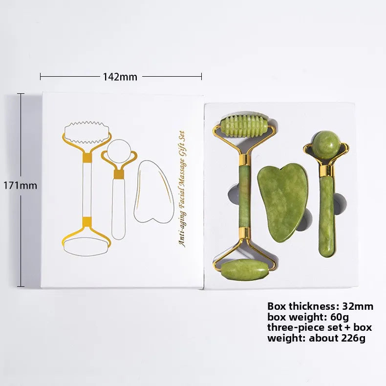 Natural Jade Roller and Gua Sha Set - View 8