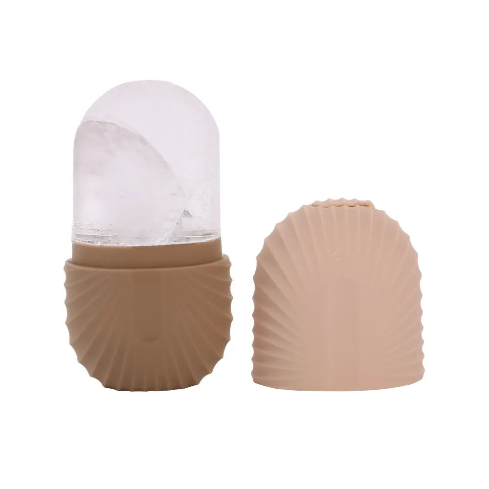 Facial Cooling Ice Roller - Brown